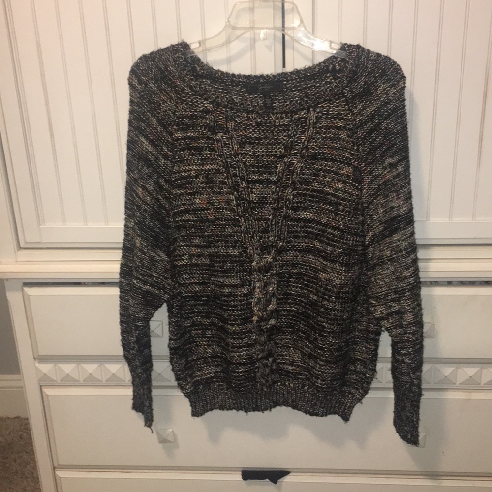multi-colored sweater